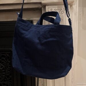 BAGGU Navy Blue Tote Bag